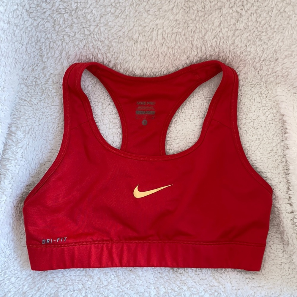 Nike Pro Red Sports Bra